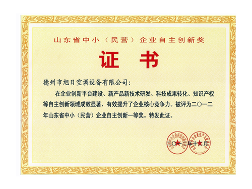企業(yè)自主創(chuàng)新獎(jiǎng)